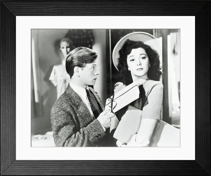 Framed Print : Mickey Rooney Gift Giving in Private Secretary