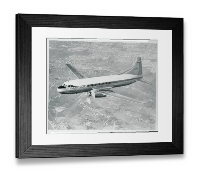 Framed Print : Airplane in Flight