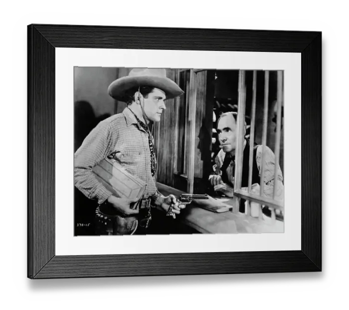 Framed Print : William S. Hart as a Masked Gunfighter Framed Print : William S. Hart as a Masked Gunfighter