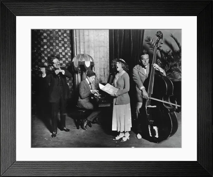 Framed Print : Actors Playing Instruments Framed Print : Actors Playing Instruments