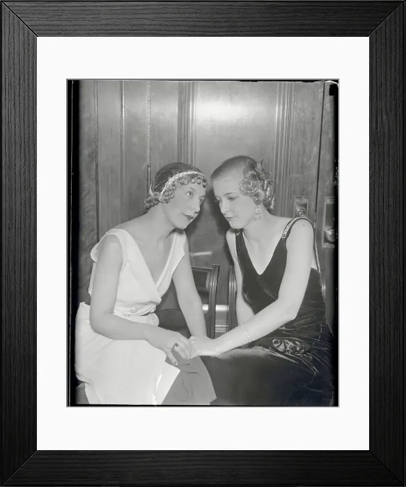 Framed Print : Models Wearing New Hairstyles Framed Print : Models Wearing New Hairstyles