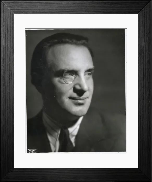 Framed Print : Portrait of Opera Singer Richard Tauber