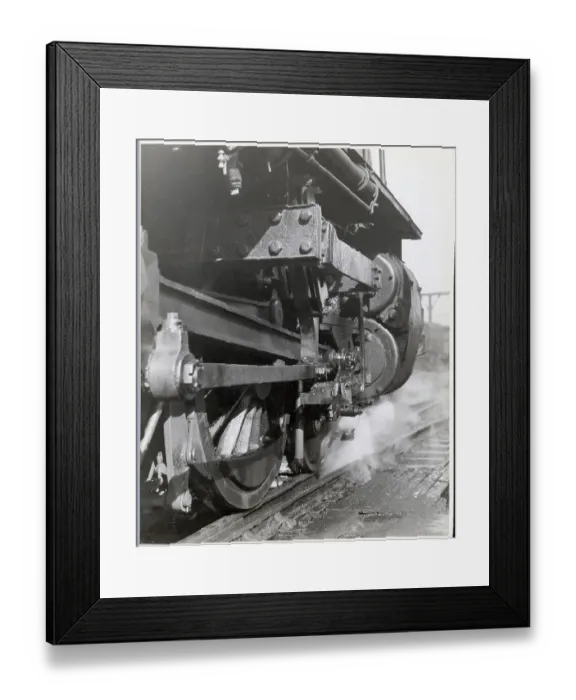 Framed Print : Driving Wheel of Steam Locomotive Framed Print : Driving Wheel of Steam Locomotive