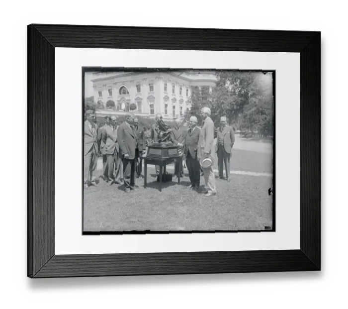 Framed Print : Men Being Awarded the Collier Trophy Framed Print : Men Being Awarded the Collier Trophy