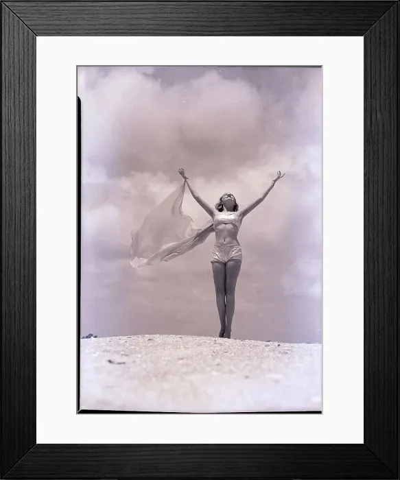 Framed Print : Woman in Swimsuit Framed Print : Woman in Swimsuit