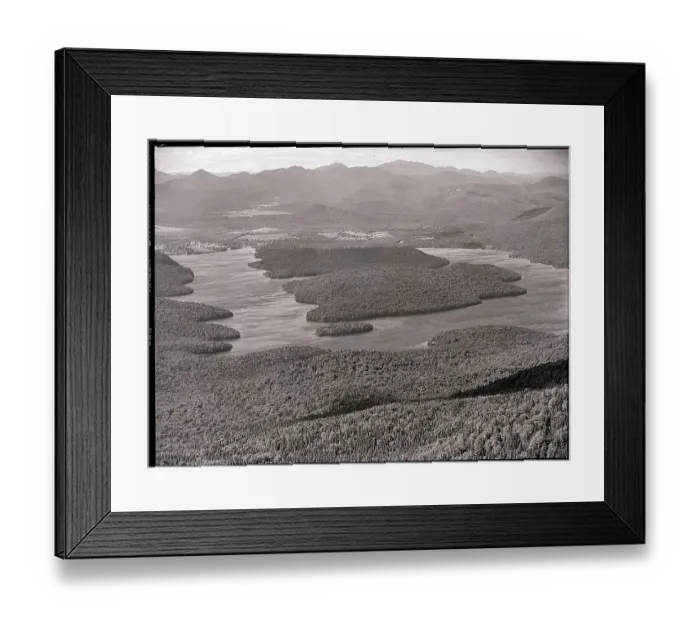 Framed Print : Lake Placid and Adirondacks