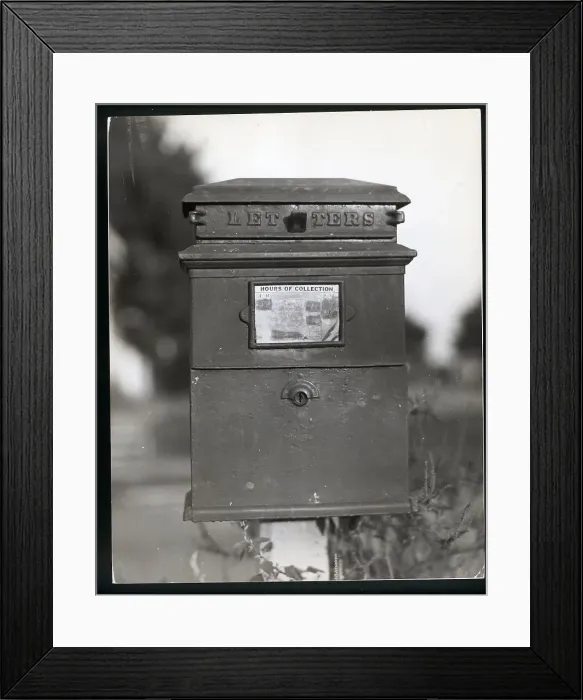 Framed Print : Vintage Mailbox Framed Print : Vintage Mailbox