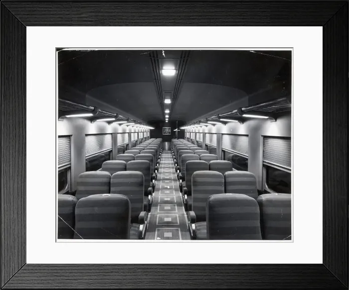 Framed Print : Empty Seating in the 20th Century Limited Framed Print : Empty Seating in the 20th Century Limited