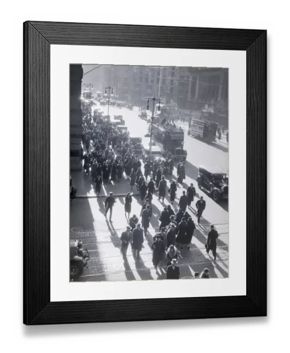 Framed Print : Looking down Fifth Avenue Framed Print : Looking down Fifth Avenue