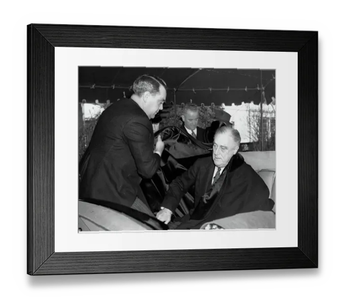 Framed Print : Franklin Delano Roosevelt on Inauguration Day Framed Print : Franklin Delano Roosevelt on Inauguration Day