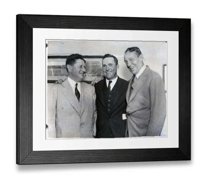 Framed Print : Rogers Hornsby W / Cubs Owner & President