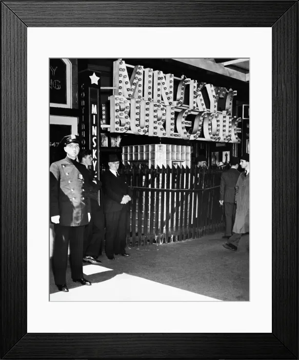 Framed Print : Entrance to Minsky's Burlesque Framed Print : Entrance to Minsky's Burlesque