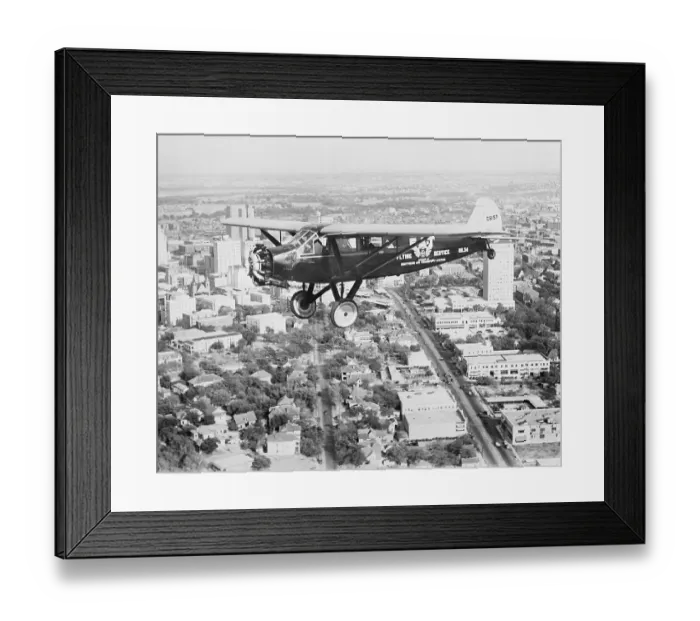 Framed Print : Southern Air Transport over Fort Worth Framed Print : Southern Air Transport over Fort Worth