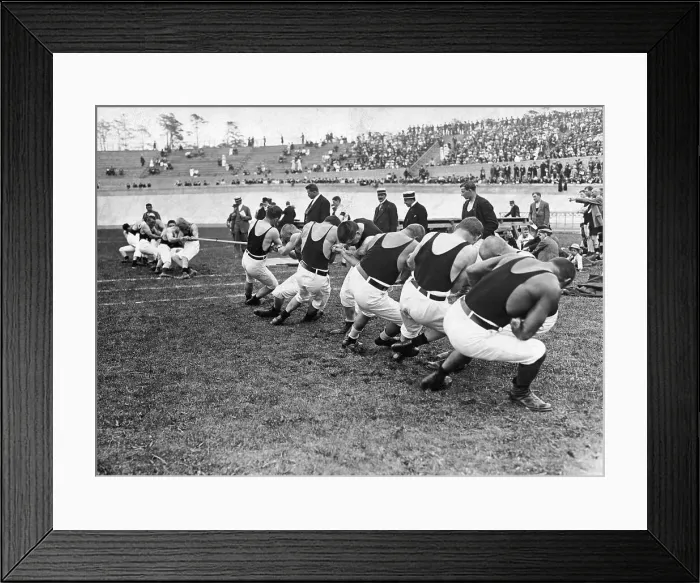Framed Print : Teammates in Tug of War Framed Print : Teammates in Tug of War