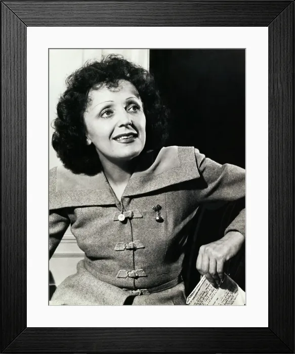 Framed Print : French Cabaret Singer Edith Piaf Framed Print : French Cabaret Singer Edith Piaf