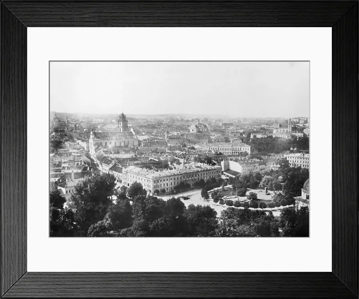 Framed Print : General View of Vilnius, Lithuania Framed Print : General View of Vilnius, Lithuania