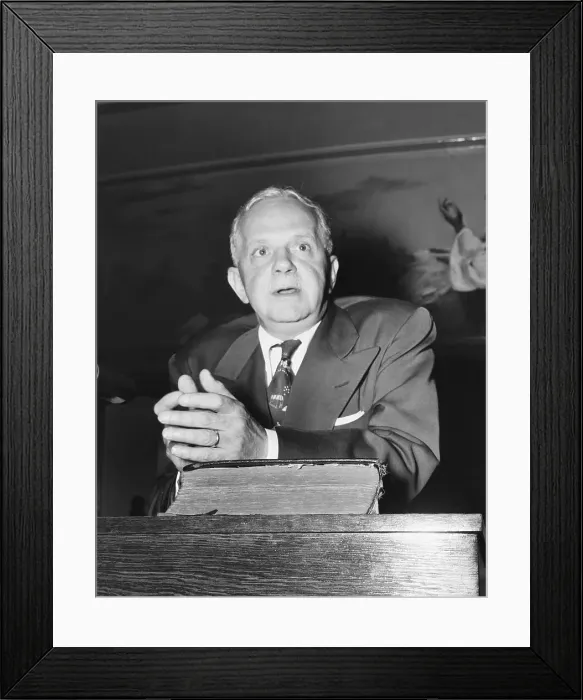 Framed Print : Walter Francis White Speaking