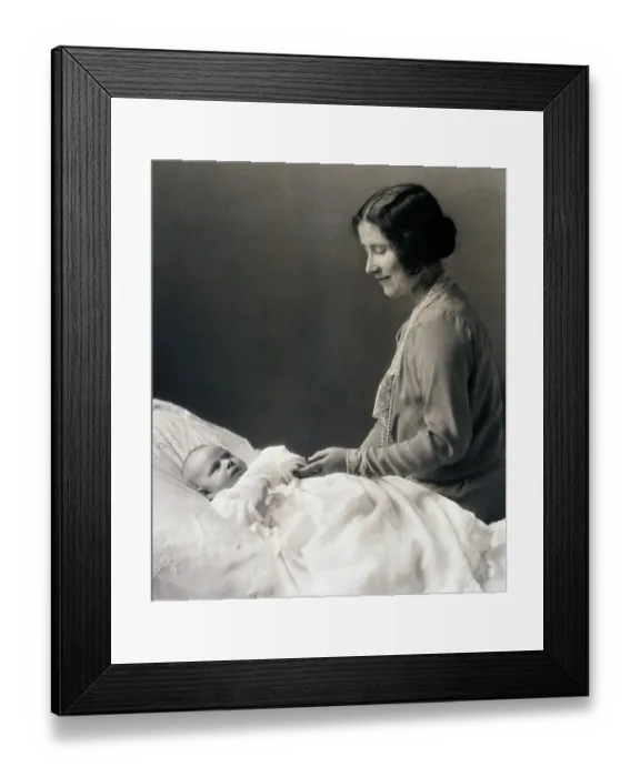 Framed Print : The Duchess Of York With Daughter Framed Print : The Duchess Of York With Daughter