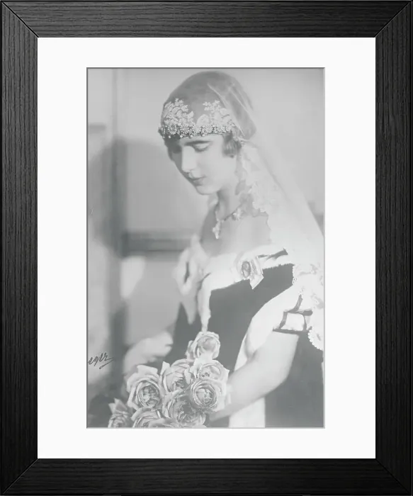 Framed Print : Portrait of Princess Ingrid
