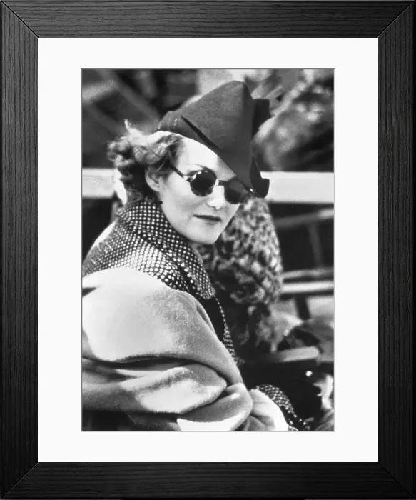 Framed Print : American Tobacco Heiress Doris Duke Framed Print : American Tobacco Heiress Doris Duke