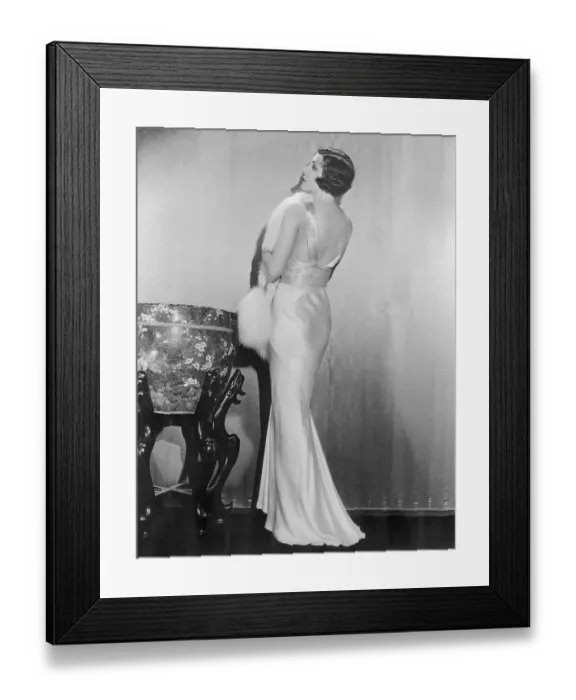 Framed Print : Claudette Colbert in Profile Framed Print : Claudette Colbert in Profile