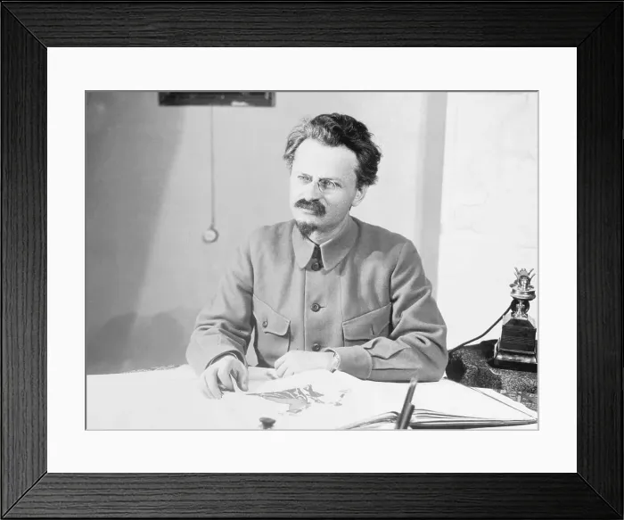 Framed Print : Leon Trotsky at His Desk Framed Print : Leon Trotsky at His Desk
