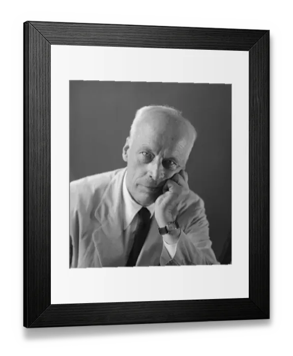Framed Print : Portrait of Norman Matoon Thomas Framed Print : Portrait of Norman Matoon Thomas