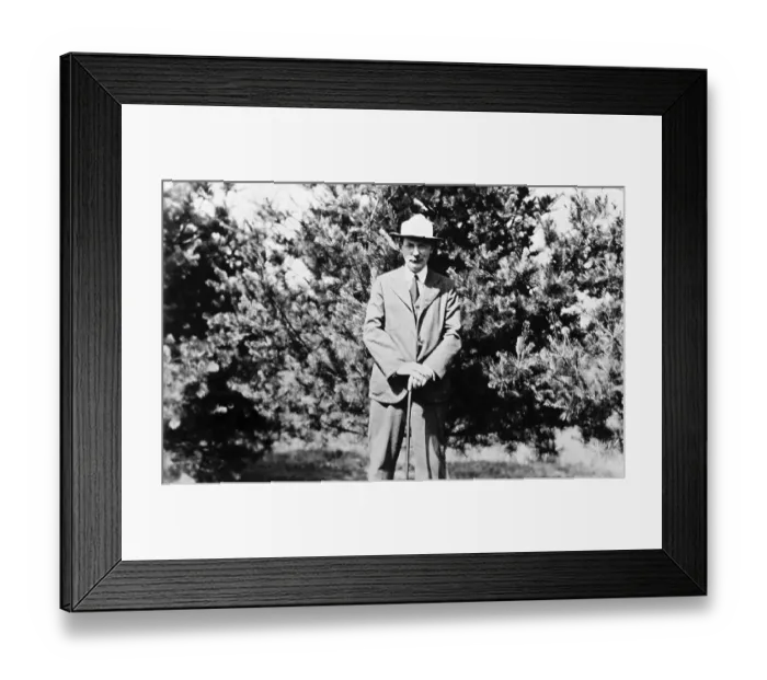 Framed Print : Poet Edwin Arlington Robinson Framed Print : Poet Edwin Arlington Robinson