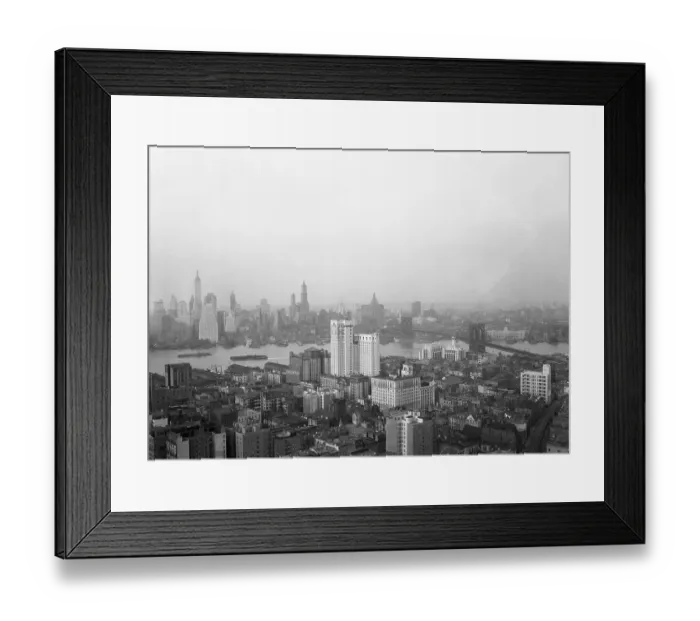 Framed Print : Aerial View of Manhattan Framed Print : Aerial View of Manhattan