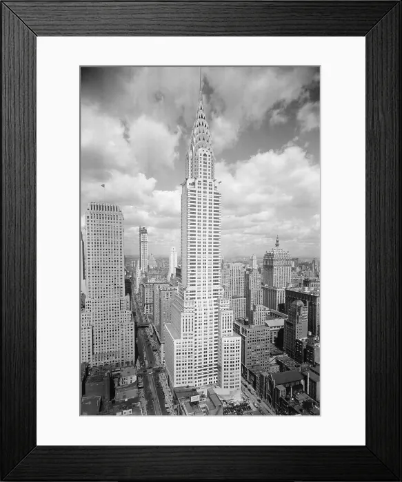Framed Print : Chrysler Building in New York City Framed Print : Chrysler Building in New York City