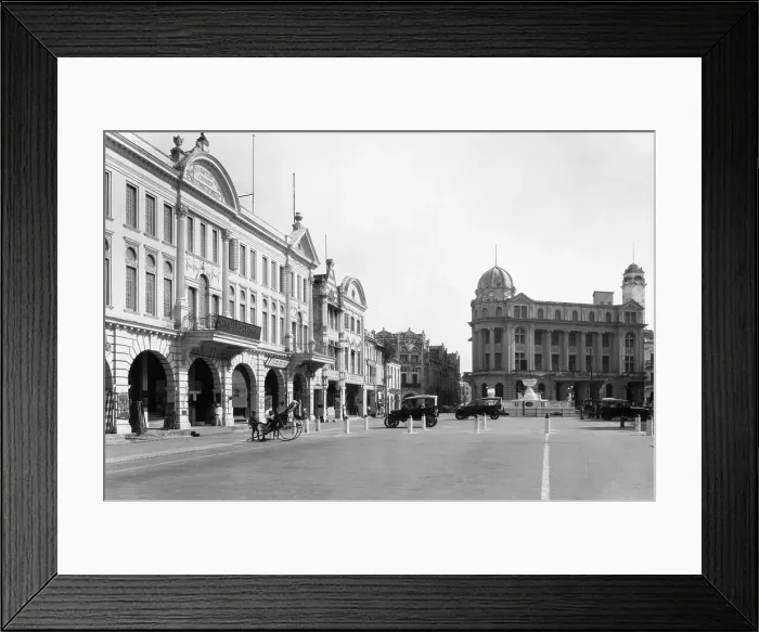 Framed Print : Raffles Square Framed Print : Raffles Square