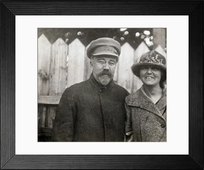 Framed Print : Lev Kamenev and Olga Bronstein Framed Print : Lev Kamenev and Olga Bronstein