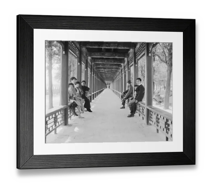 Framed Print : The Covered Walkway at the Summer Palace Framed Print : The Covered Walkway at the Summer Palace