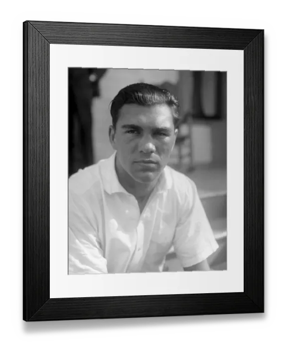 Framed Print : Portrait of Max Schmeling Framed Print : Portrait of Max Schmeling