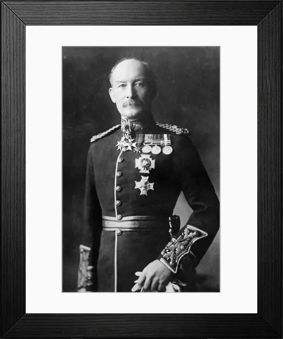 Framed Print : Portrait of Lieutenant General Sir Robert Baden Powell in Military Uniform Framed Print : Portrait of Lieutenant General Sir Robert Baden Powell in Military Uniform