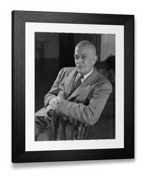 Framed Print : Carl Clinton Van Doren Framed Print : Carl Clinton Van Doren