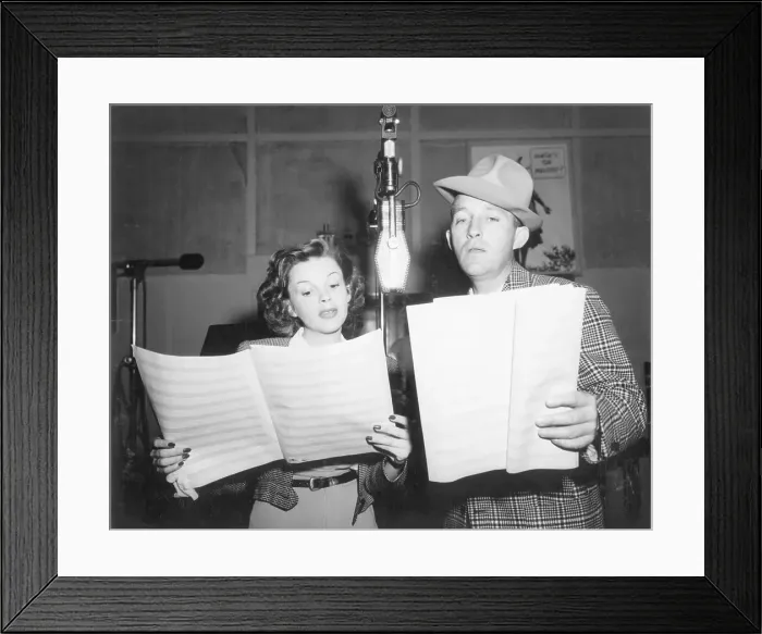 Framed Print : Judy Garland Sings with Bing Crosby Framed Print : Judy Garland Sings with Bing Crosby