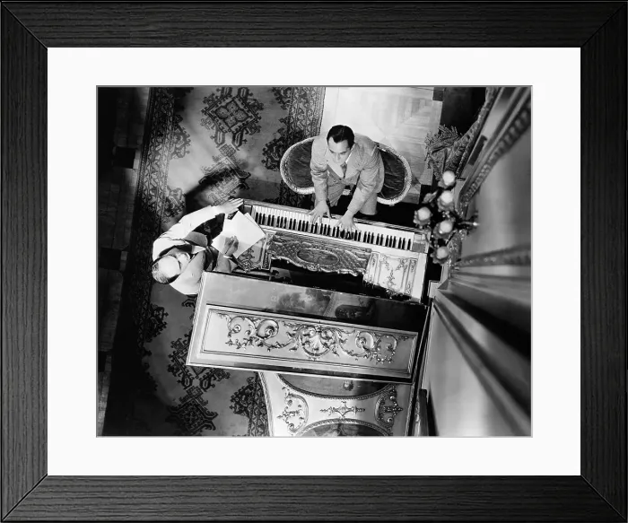 Framed Print : Rodgers and Hart Working at a Piano