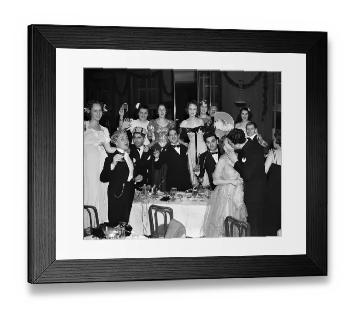 Framed Print : New Year's Eve Celebration Framed Print : New Year's Eve Celebration