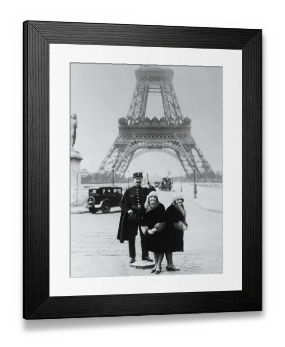 Framed Print : Police Officer Directing Siamese Twins Framed Print : Police Officer Directing Siamese Twins