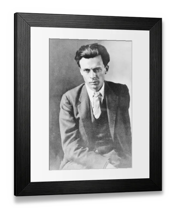 Framed Print : Writer Aldous Huxley Framed Print : Writer Aldous Huxley