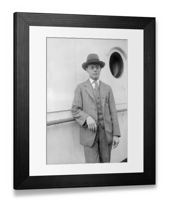 Framed Print : Portrait of Walter Hauser