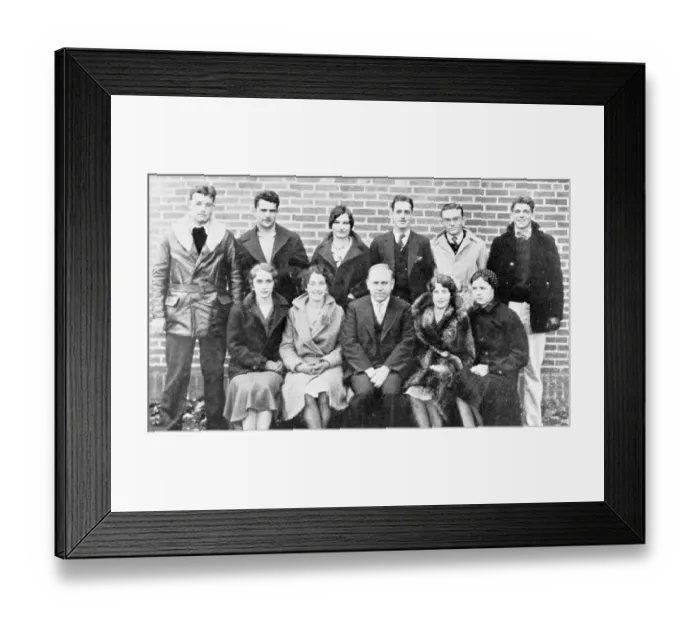 Framed Print : Ronald Reagan with Dramatics Society Framed Print : Ronald Reagan with Dramatics Society
