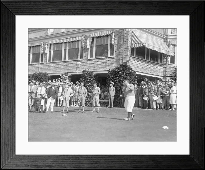 Framed Print : Famous Golfers Play for Charity Framed Print : Famous Golfers Play for Charity