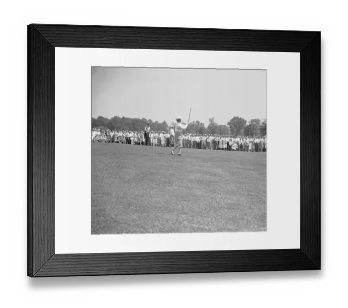 Framed Print : Bobby Jones Teeing Off Framed Print : Bobby Jones Teeing Off