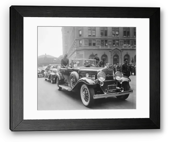 Framed Print : Bobby Jones Receiving Warm City Welcome