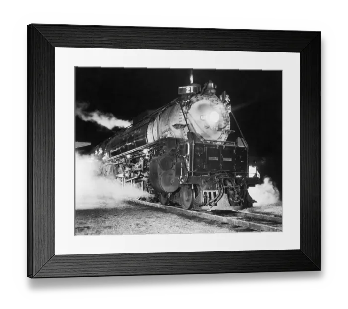 Framed Print : Union Pacific Steam Locomotive Framed Print : Union Pacific Steam Locomotive