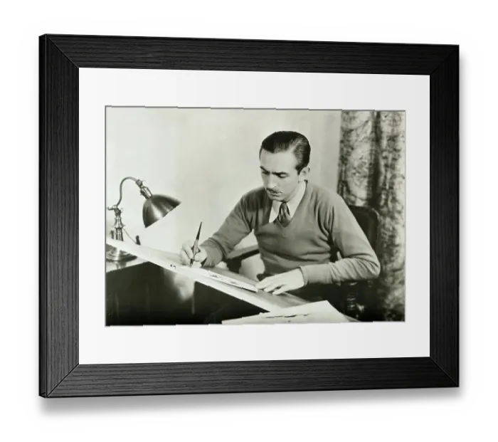 Framed Print : Walt Disney Drawing Framed Print : Walt Disney Drawing