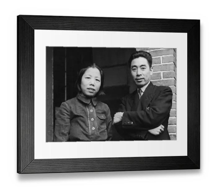 Framed Print : Chou En-Lai with Wife Framed Print : Chou En-Lai with Wife