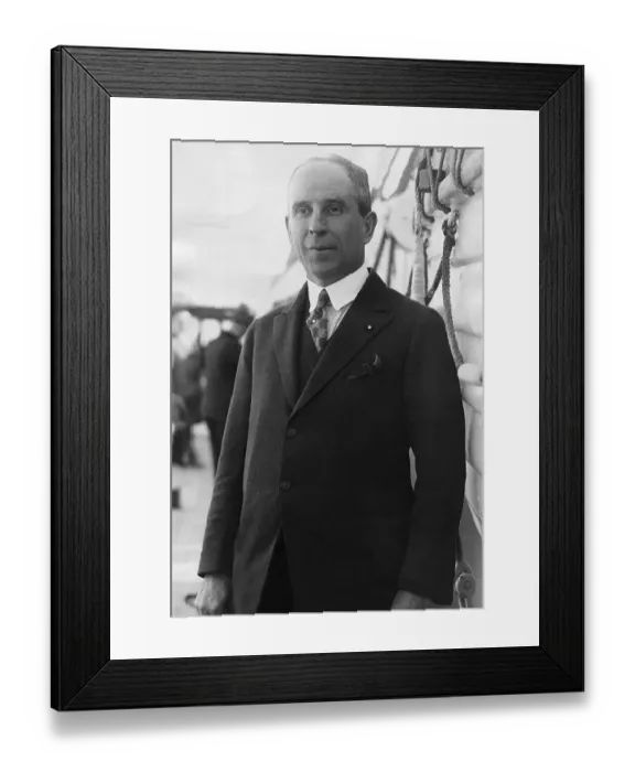Framed Print : Portrait of John Raskob Framed Print : Portrait of John Raskob
